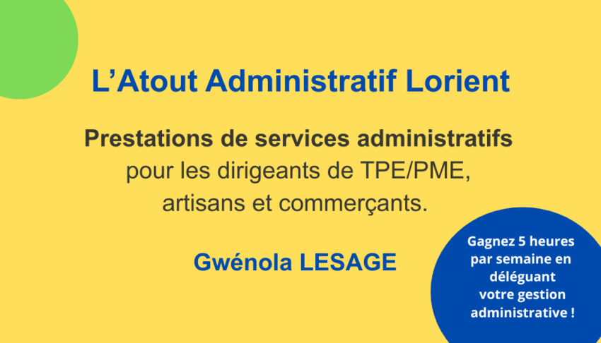 Assistante administrative indépendante pour TPE et PME