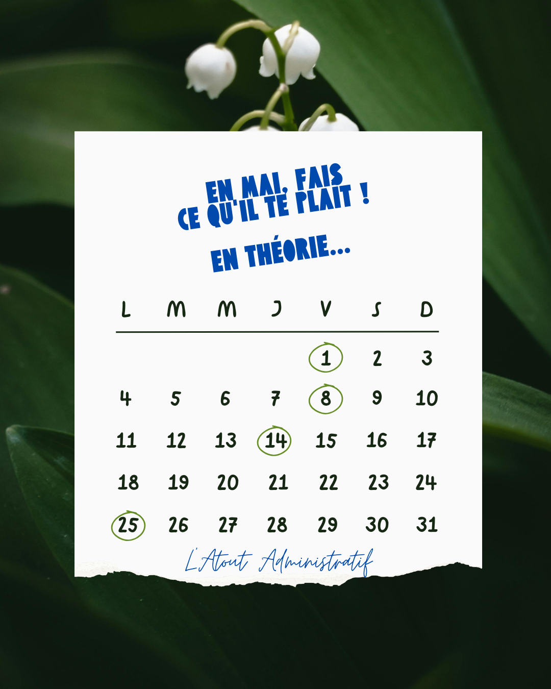 En Mai, une organisation et une trésorerie compliquée